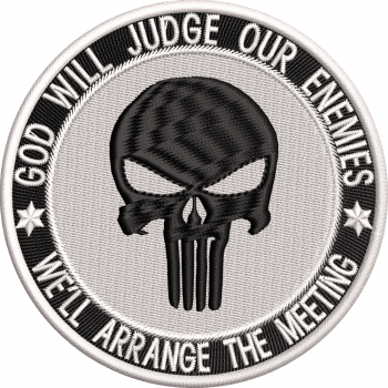 EMBLEMA GOD WILL JUDGE OUR ENEMIES